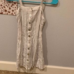 Button Up Mini Dress